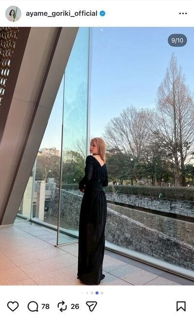 出所：剛力彩芽のInstagram（@ayame_goriki_official）参照日：2026年2月15日