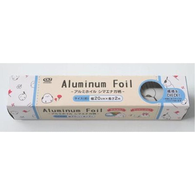 キャンドゥ公式　アルミホイル20ｃｍ×2ｍ　シマエナガ柄