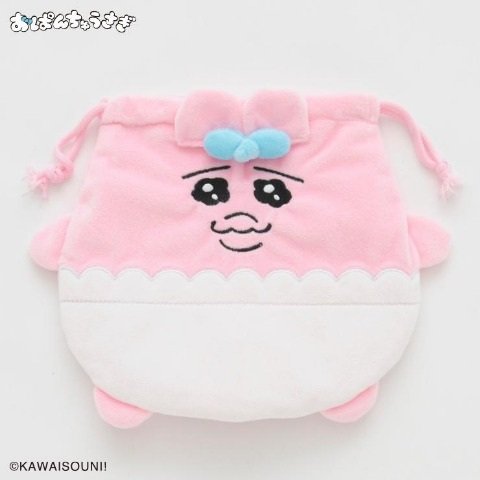 しまむら公式　ダイカット巾着（おぱんちゅうさぎ）の画像