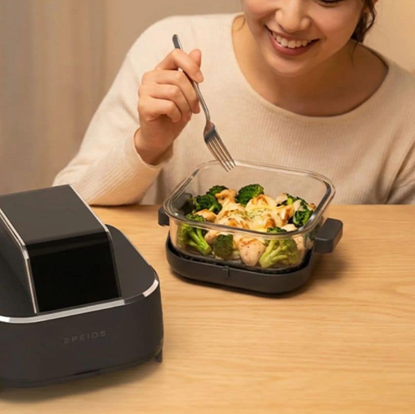 ガラスボウルが器になるから、そのまま食卓へ
