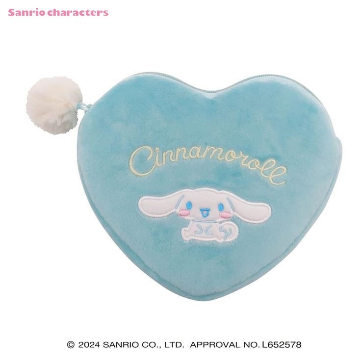 しまむら公式　ハートポーチ（サンリオキャラクターズ）