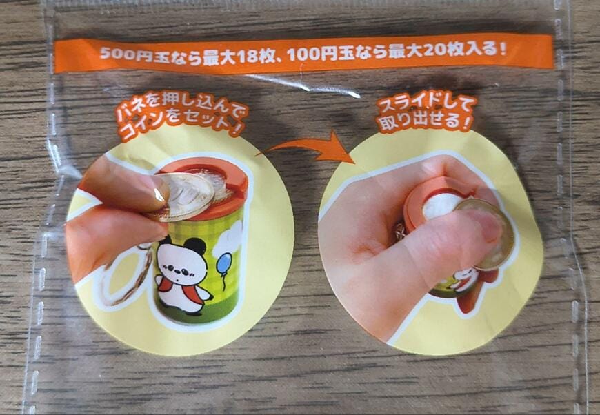 ダイソー、レトロコインケースの画像