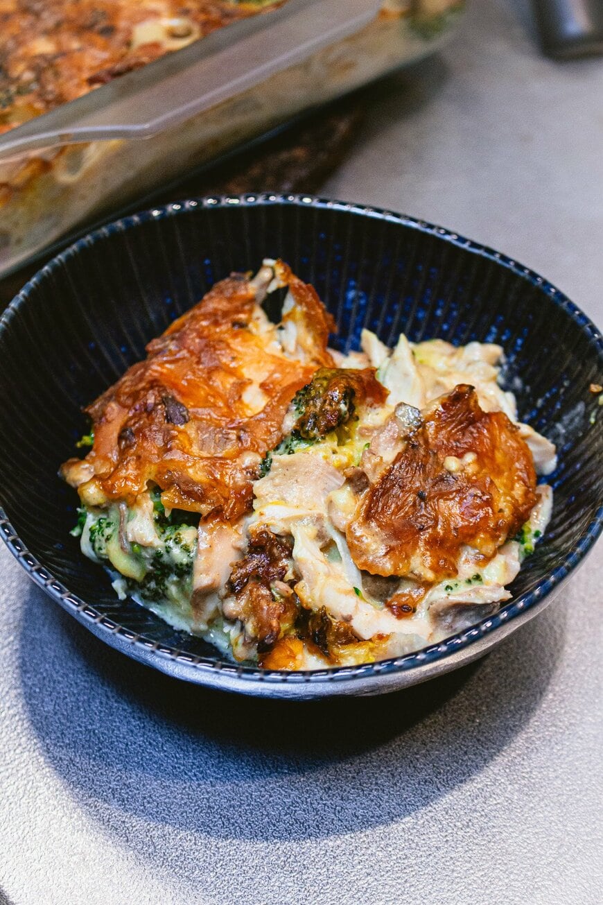 実際に作ったチキンキャセロール