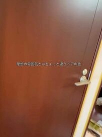 「おしゃれ！」シンプルな茶色のドアを〈モールディング＆グリーンのペンキ〉で南仏風の理想のドアにDIY