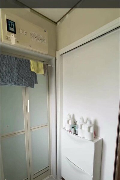 変身前の洗面所の隙間