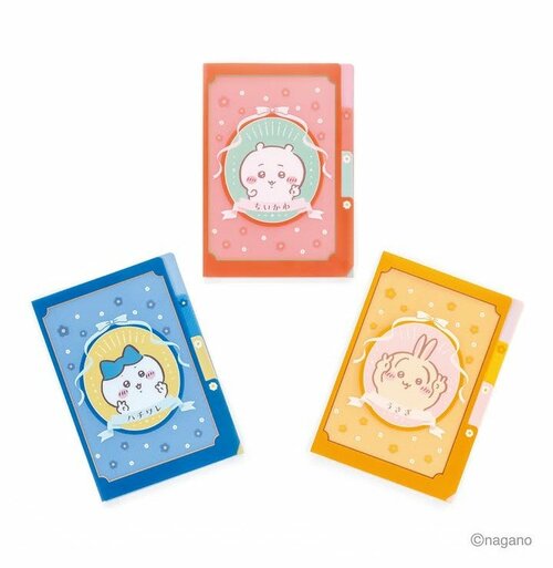 仕分けも楽ちん「A6クリアファイル3ポケット4」（110円）