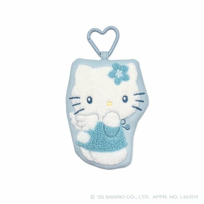 ハローキティのフォルムをそのままポーチにした「サガラダイカットポーチ（1870円）」