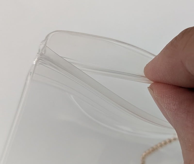 セリア　クラフト用ジップバッグ2P チェーン付