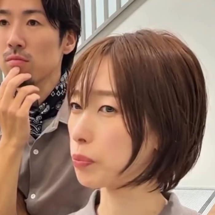 【大変身】面長に悩む女性がタイトなショートでイメチェン！手入れが楽なヘアスタイルが話題