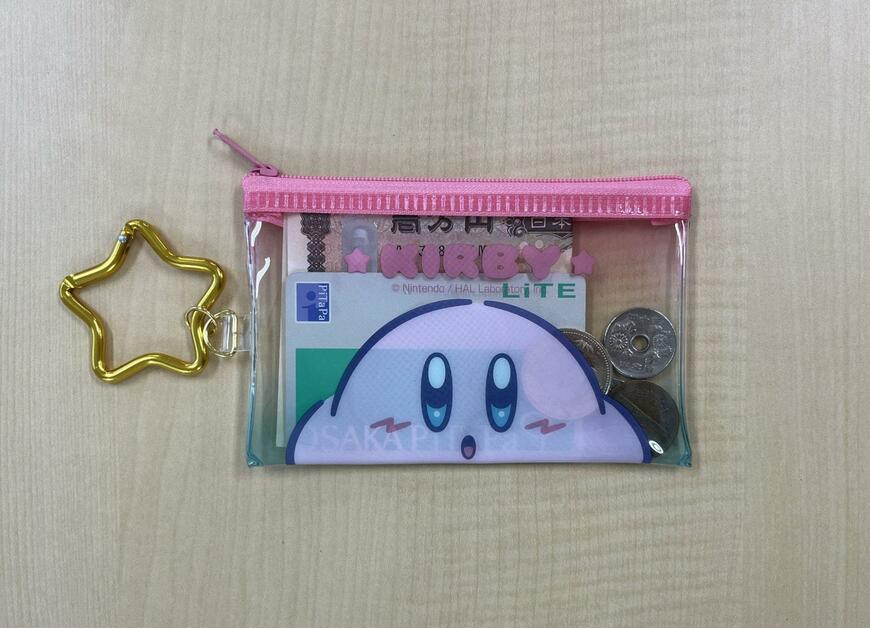 キャンドゥ、星のカービィ カラビナ付きポーチ（S）写真
