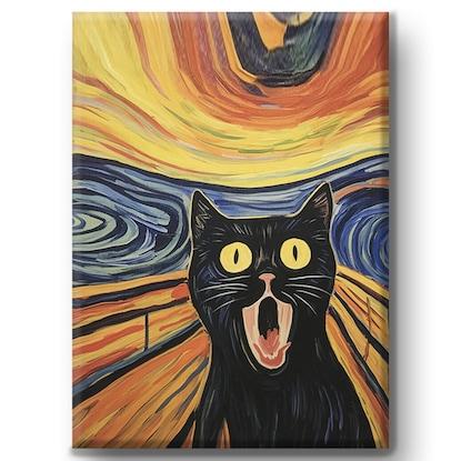 ニトリ公式通販ニトリネット アートボード ニャンコの叫び　画像