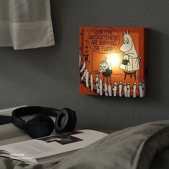 ニトリ、LEDキャンバスアートポスター ムーミン画像