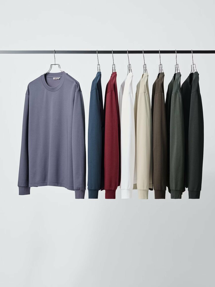 エアリズムコットンクルーネックTシャツのカラー展開