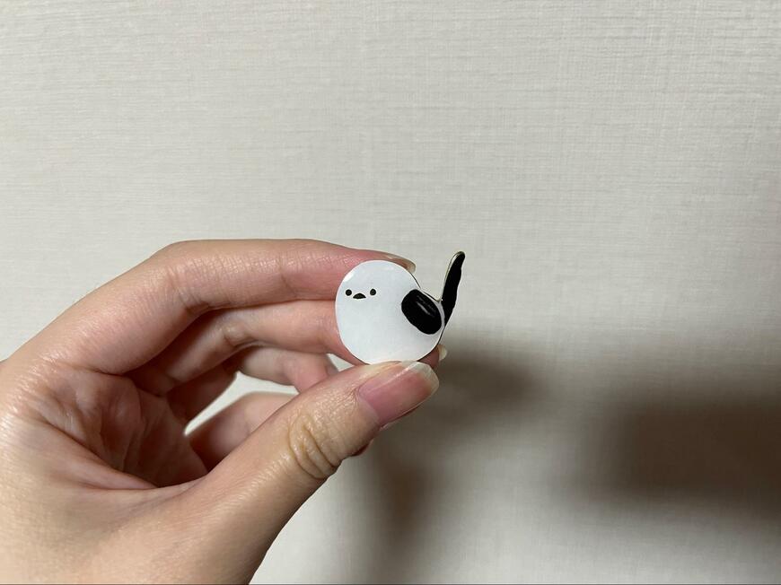 キャンドゥ、シマエナガピンバッジ画像