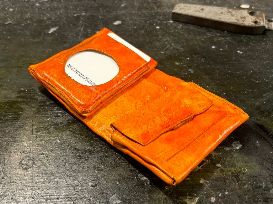 中までメンテナンス済みの革財布