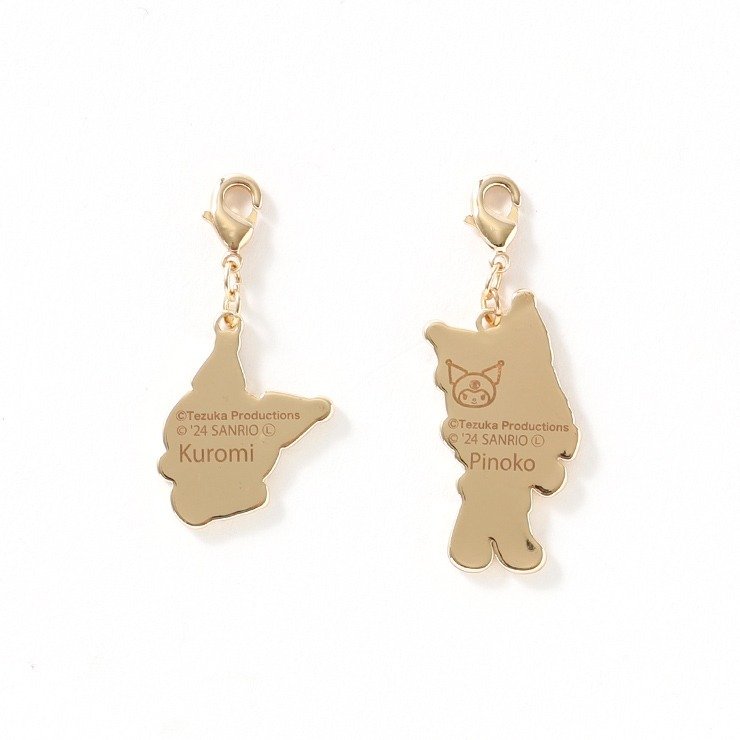 しまむら公式　ファスナーチャーム2個セット（ピノコ×サンリオ）