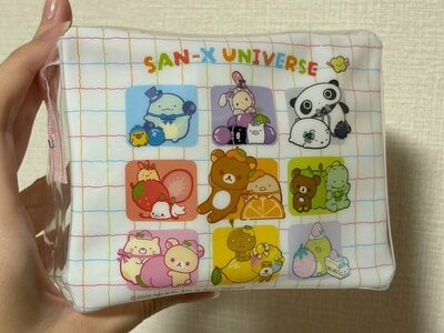 ダイソー、マチ付きビニールポーチ商品画像