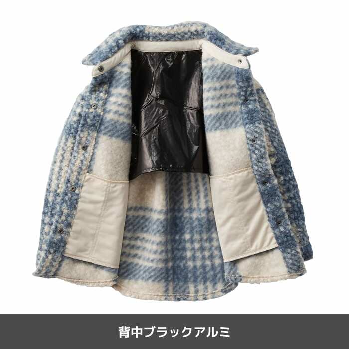 ワークマン公式 レディースプードルボアウォームジャケット