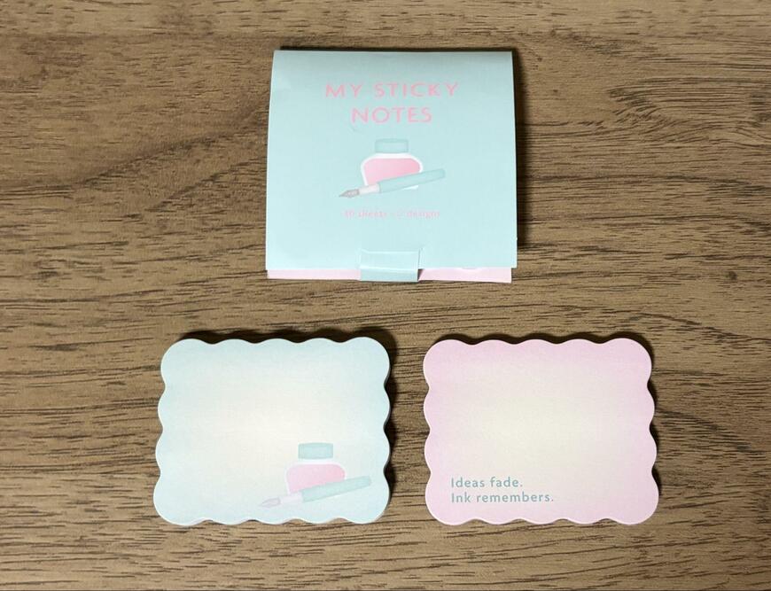 筆者撮影（キャンドゥ、モチーフ付箋 80枚）