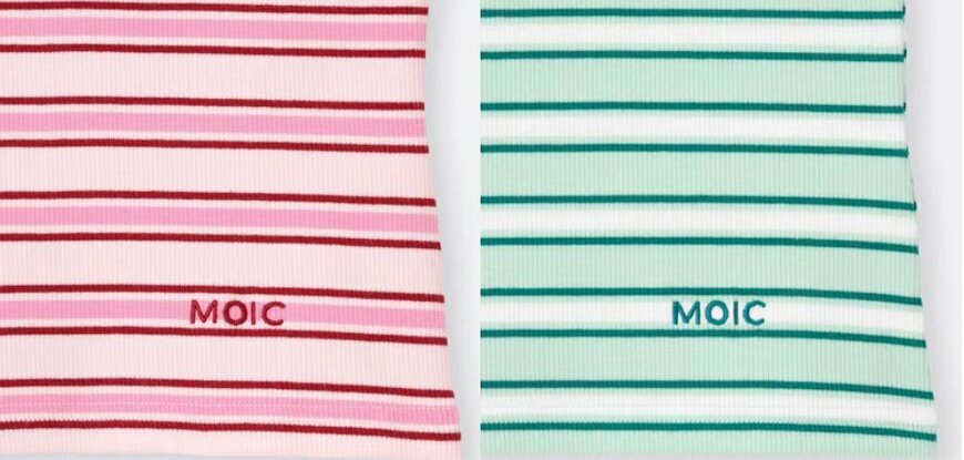 出所：GU公式 マルチボーダータンクトップ MUSEUM OF ICE CREAM +E