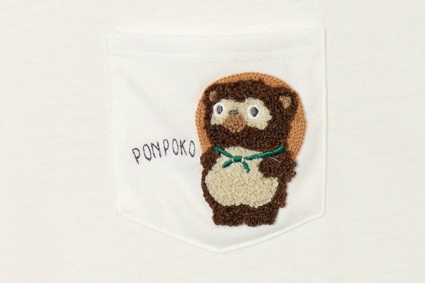 出所：ブルーブルーエジャパン株式会社　タヌキの置物サガラTシャツ