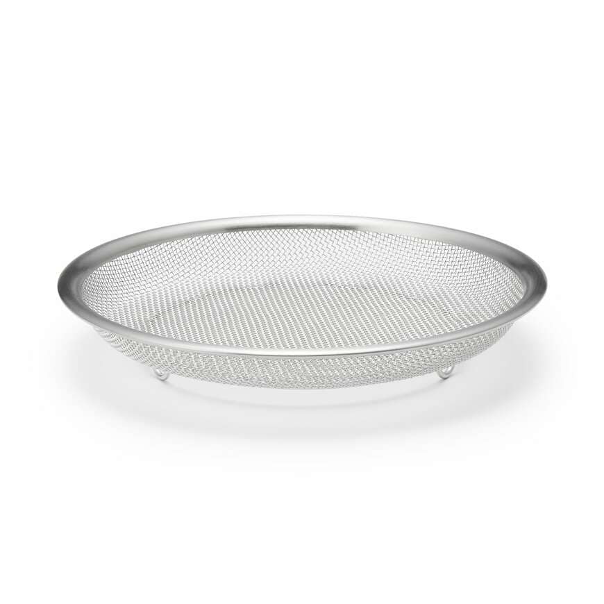 出所：無印良品ネットストア　ステンレス平ザル（Mサイズ）