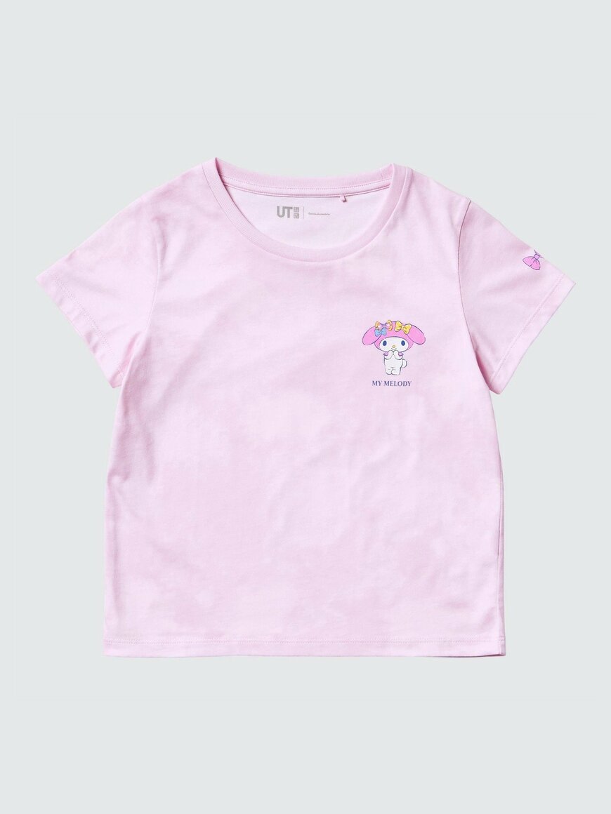 ユニクロ公式 GIRLS サンリオキャラクターズ クロップドUT