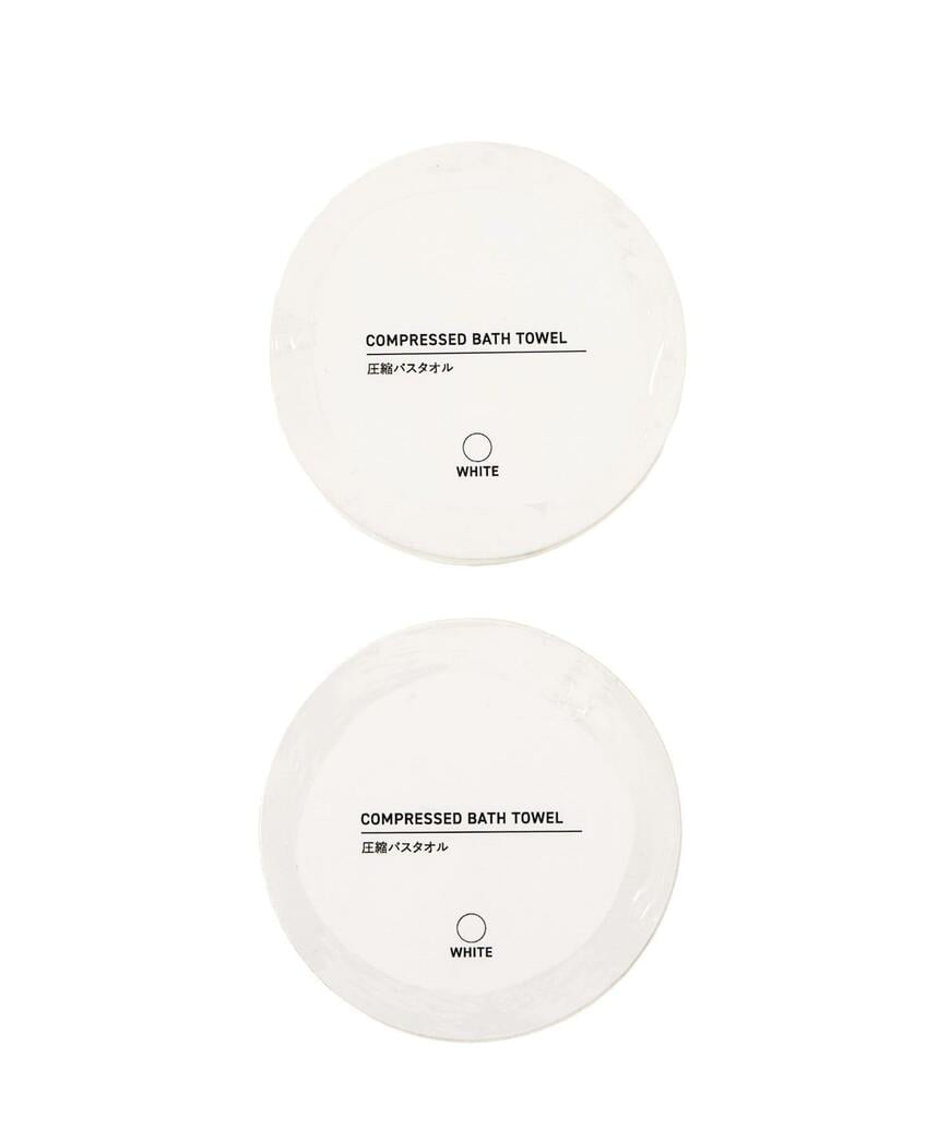 3COINS、圧縮バスタオル2枚セット／SOBANI商品画像