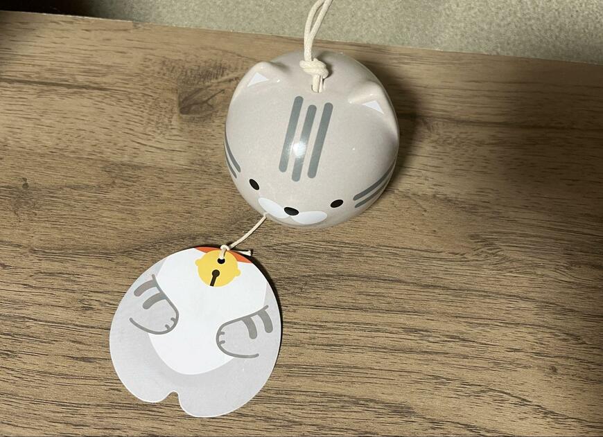 ダイソー、陶器風鈴(アニマル)画像