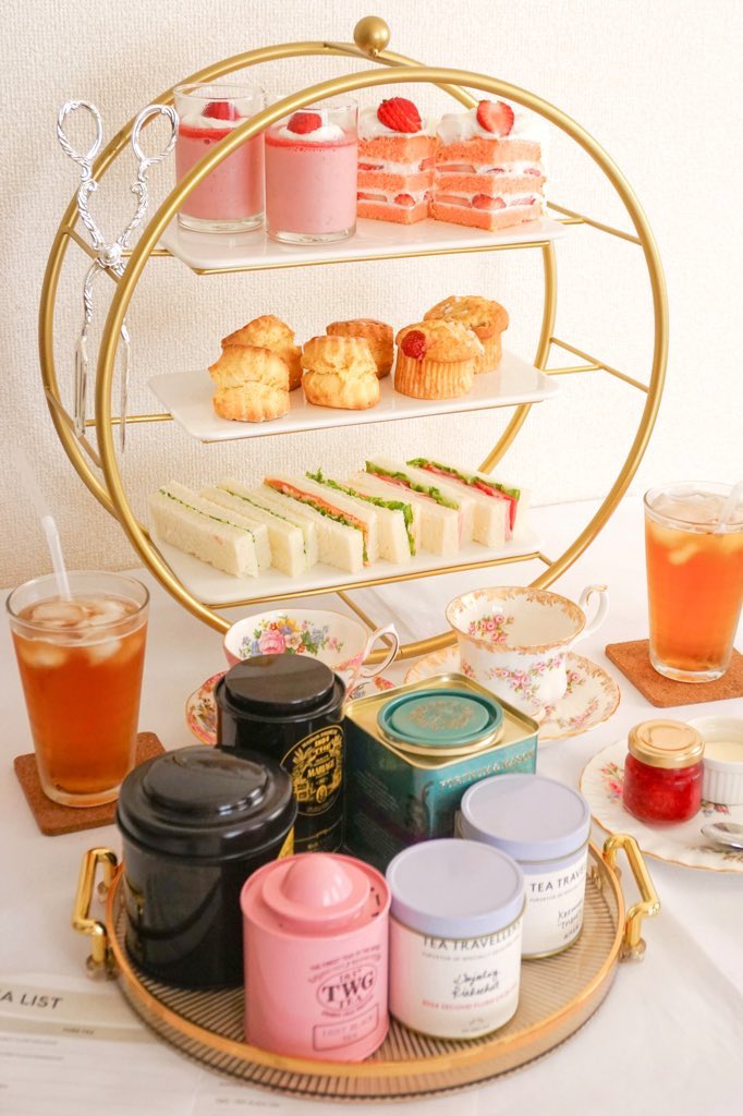 手作り苺のアフタヌーンティーセット