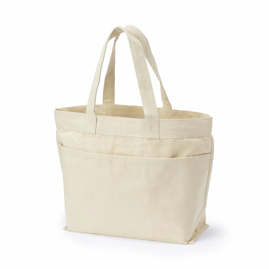 出所：無印良品ネットストア　帆布　横型　トートバッグ