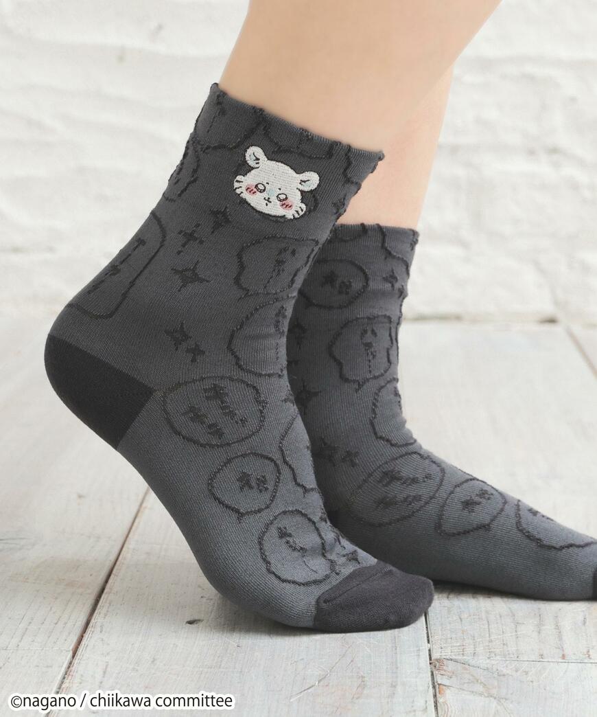 ハニーズ、ちいかわ／刺繍ソックス画像