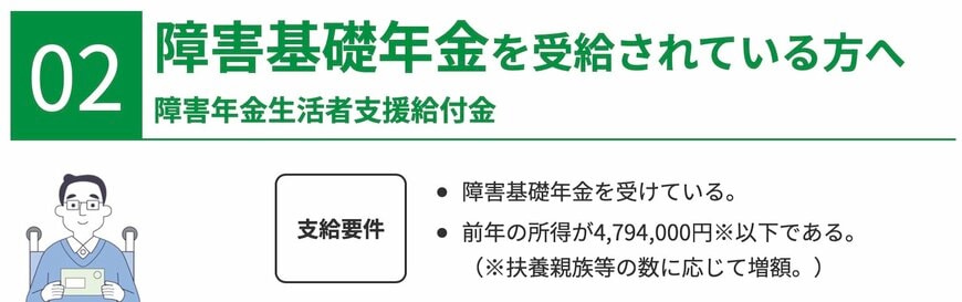 障害年金生活者支援給付金