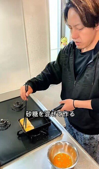 まずは卵焼き