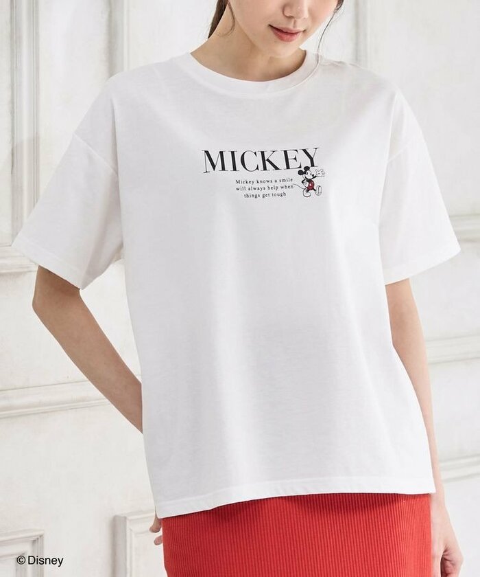 ハニーズ公式　さりげないキャラが可愛い　ディズニー/Ｔシャツ