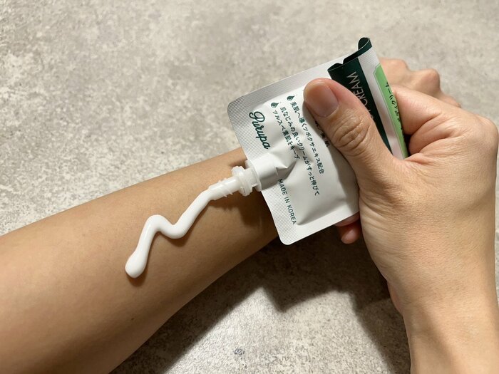 程よい固さのクリーム