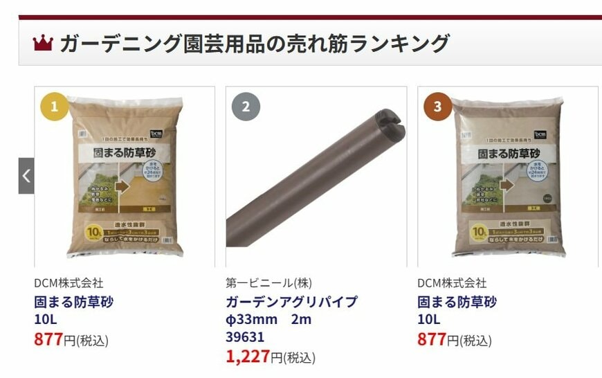 出所：DCM公式オンラインストア