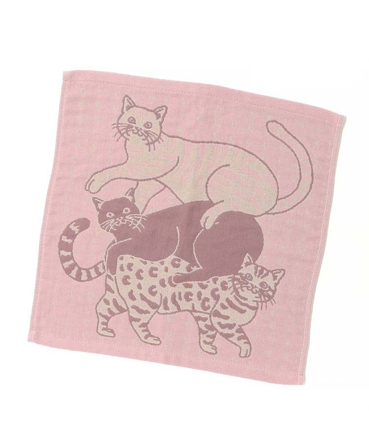 出所：ブルーブルーエ公式　CAT ALL3重ガーゼハンカチ