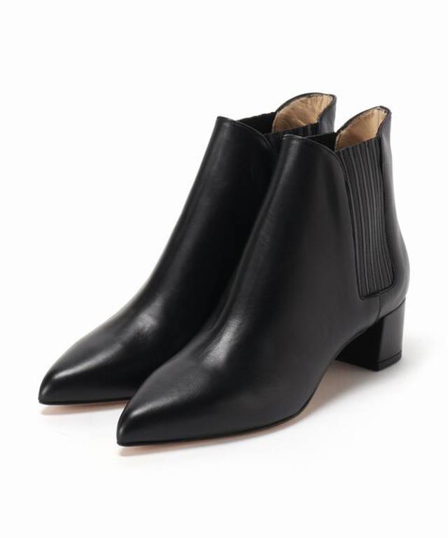 FABIO RUSCONI - サイドゴアポインテッドショートブーツ ¥34,560（税込）