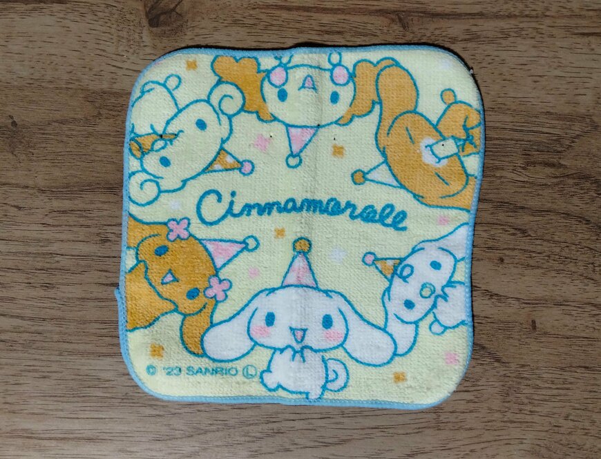 筆者撮影（キャンドゥ、タオルハンカチ C/N パレード）