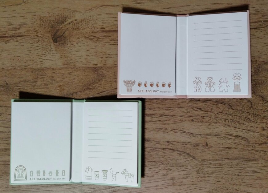 筆者撮影（キャンドゥ、HD　ブック型メモ60枚）