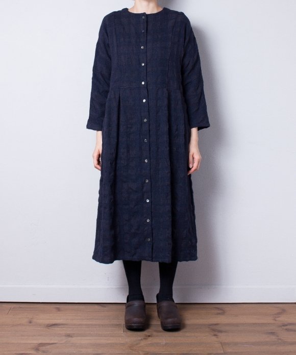 nest Robe - ウールコットンチェック2wayワンピース ¥29,160（税込）