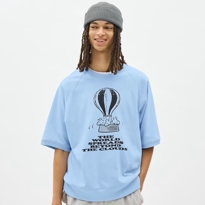 スウェT(5分袖) Peanuts 3商品着用画像