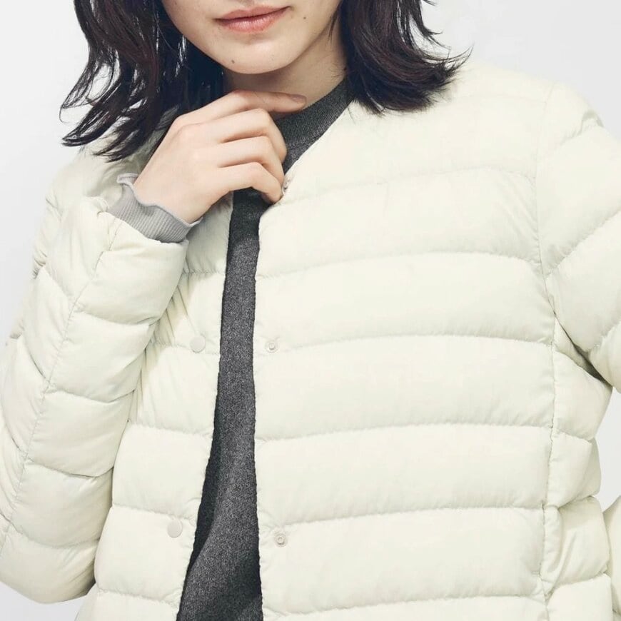 アルペン公式　ライトダウンノーカラージャケット