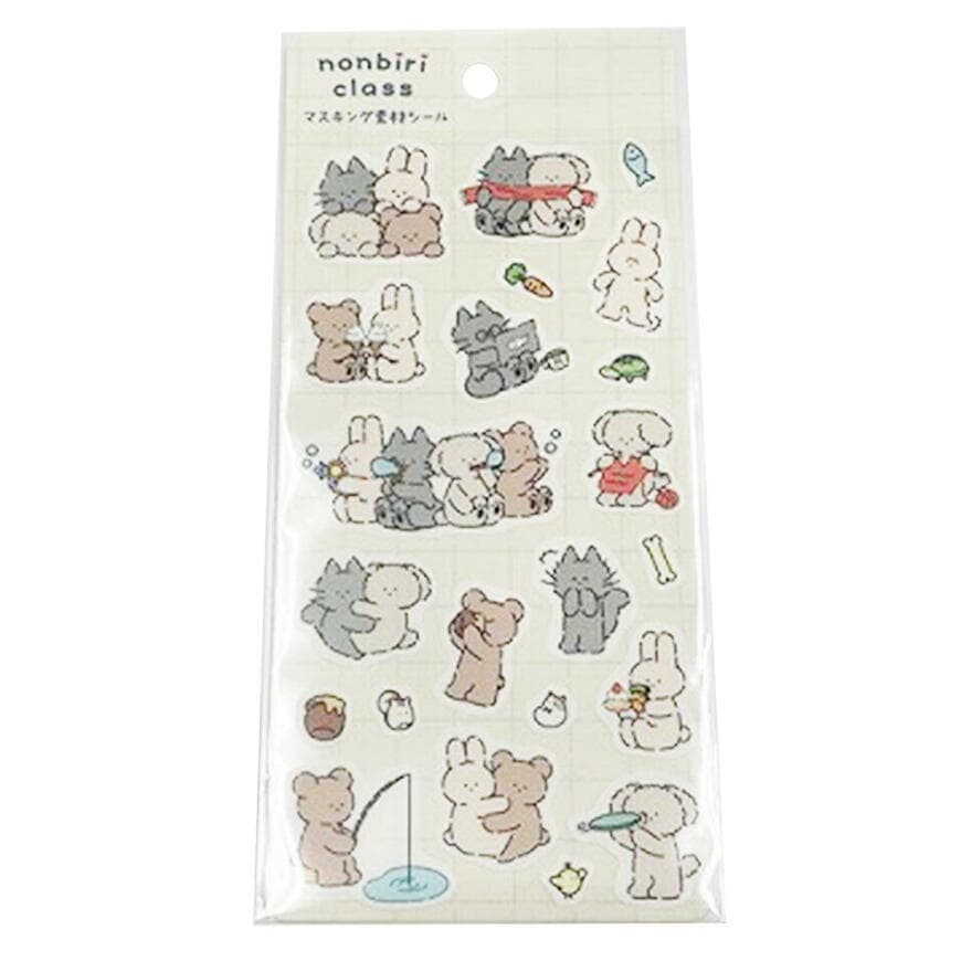 出所：ワッツオンラインショップ【公式】　nonbiri class マスキング素材シール 370361