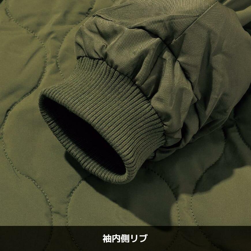 ワークマン、キルティングコート画像