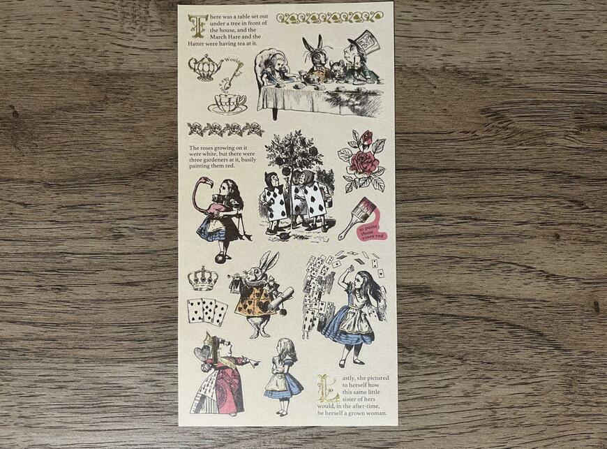 セリア、シール Wonderland画像