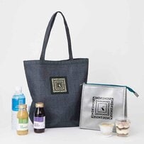 「1850円で紀ノ国屋」の豪華セット！オトナミューズ2月号増刊のグレンチェック鞄＆保冷ポーチが超優秀