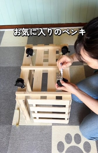ダイソーの商品を使ったDIY