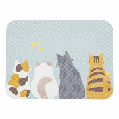 写真 | 洗面所に4匹の猫ちゃんをお迎え！？ニトリの「やわらかい